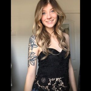 Sexy Flower Printed Top